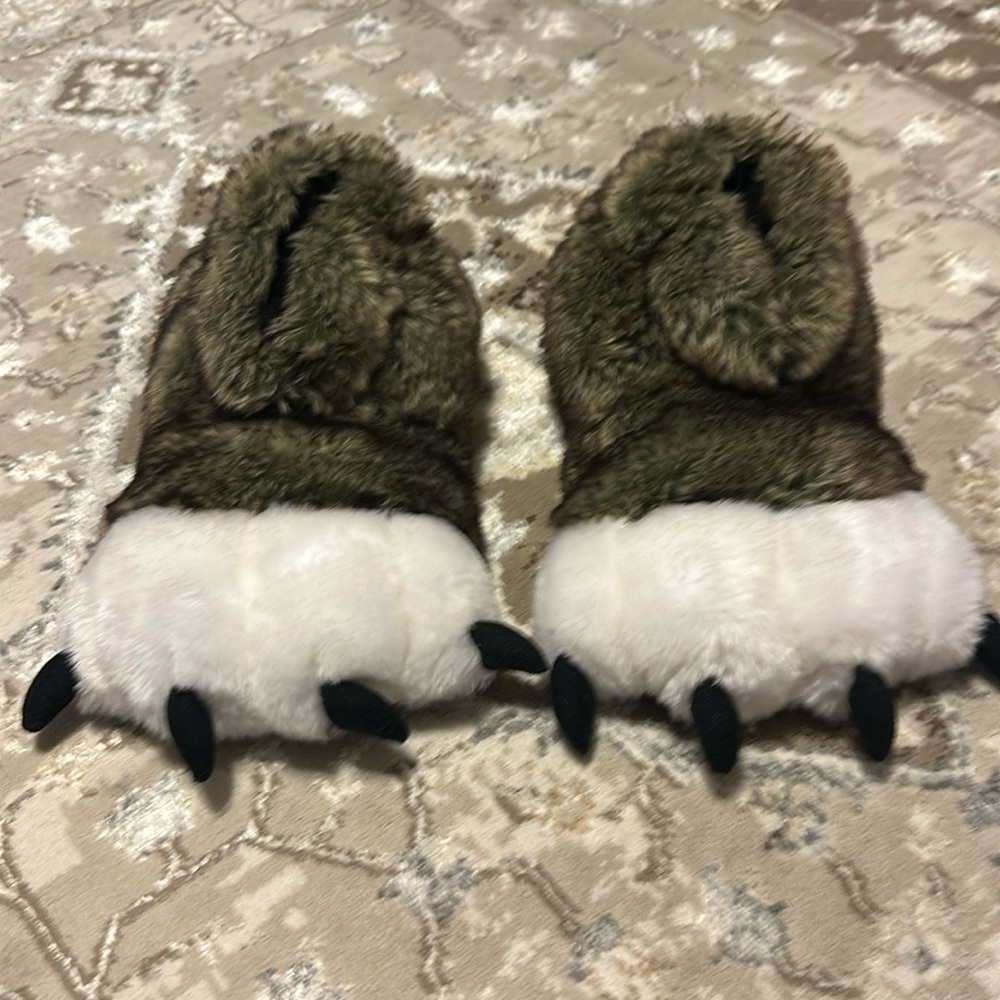 Boys fun slippers. Hardly worn